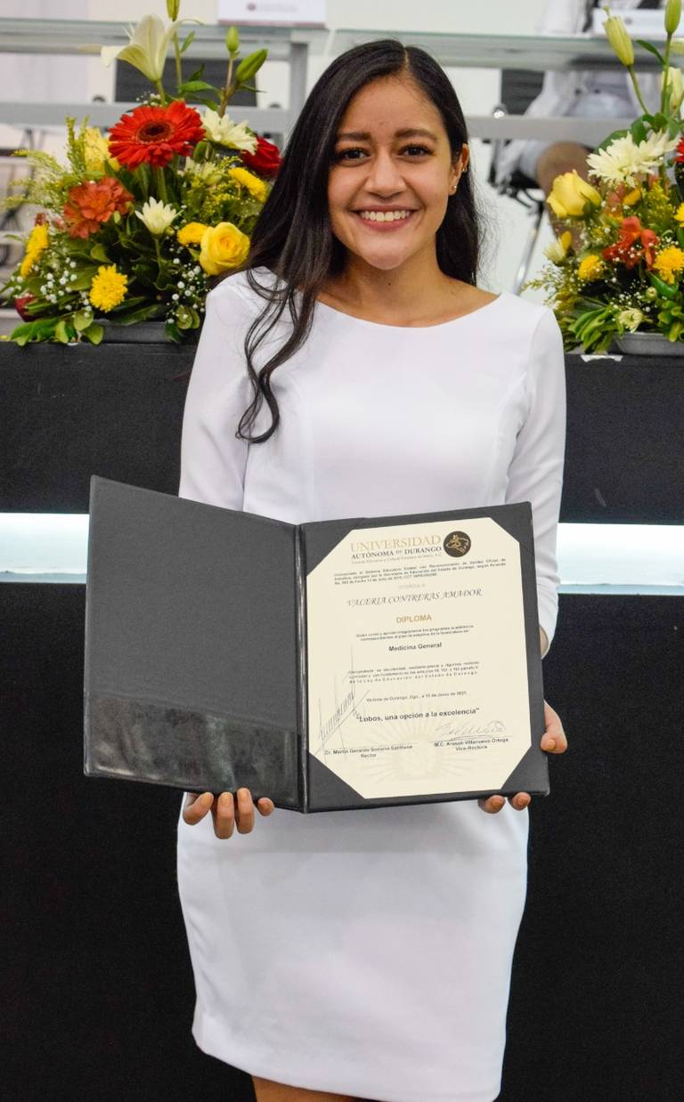 Valeria Contreras Amador se graduó de la Licenciatura en Medicina General -  El Sol de Durango | Noticias Locales, Policiacas, sobre México, Durango y  el Mundo